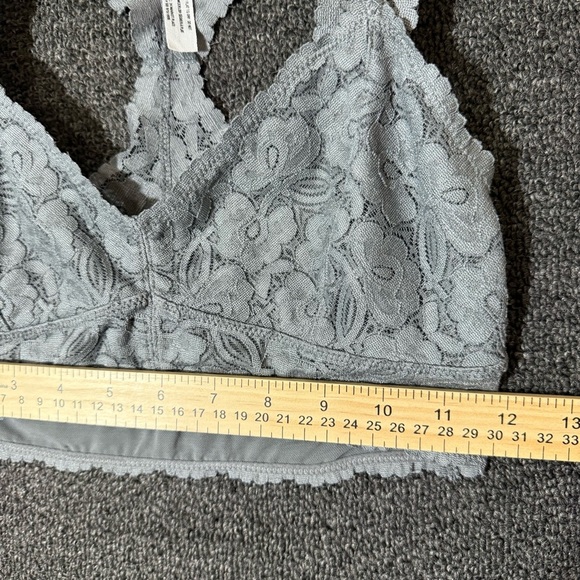 Free People Floral Lace Bralette in Gray, Women’s Small - Picture 3 of 5